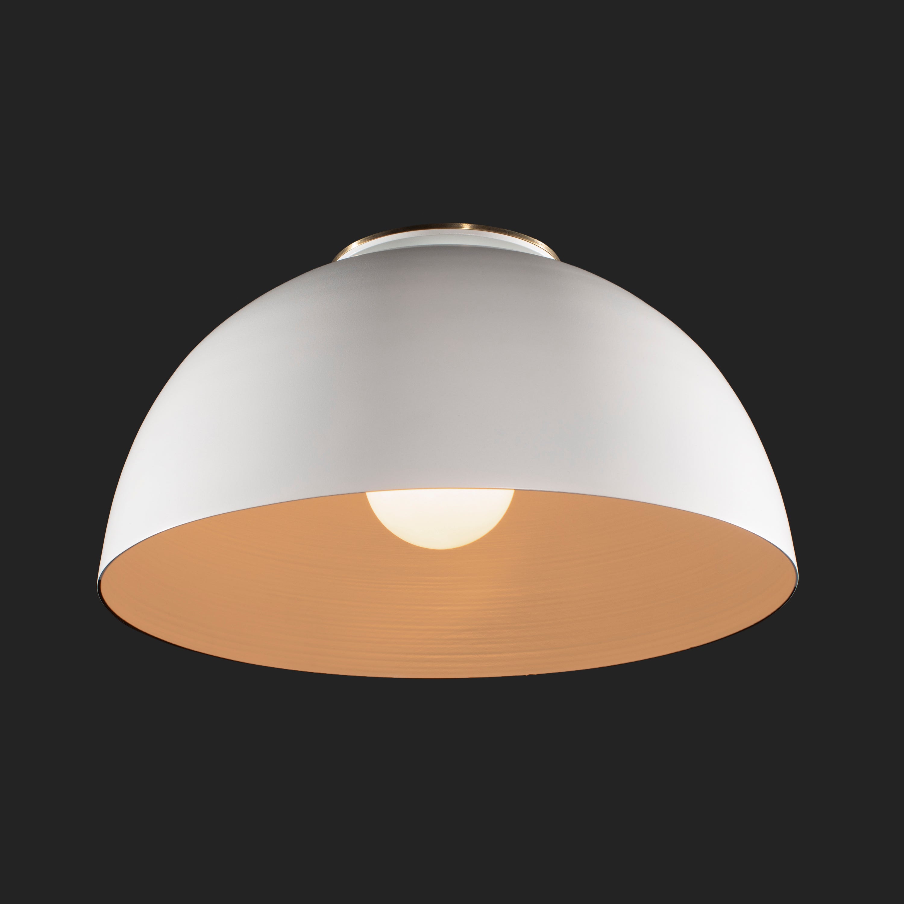 Rolf flush mount dome ceiling light